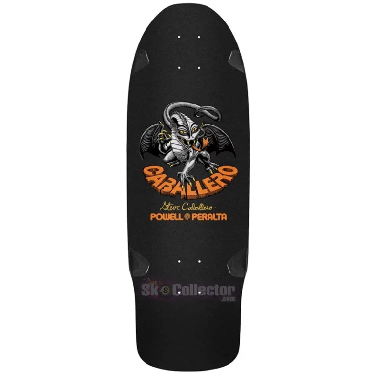 Bones Brigade Series 4 Caballero Reissue Deck Metallic Black