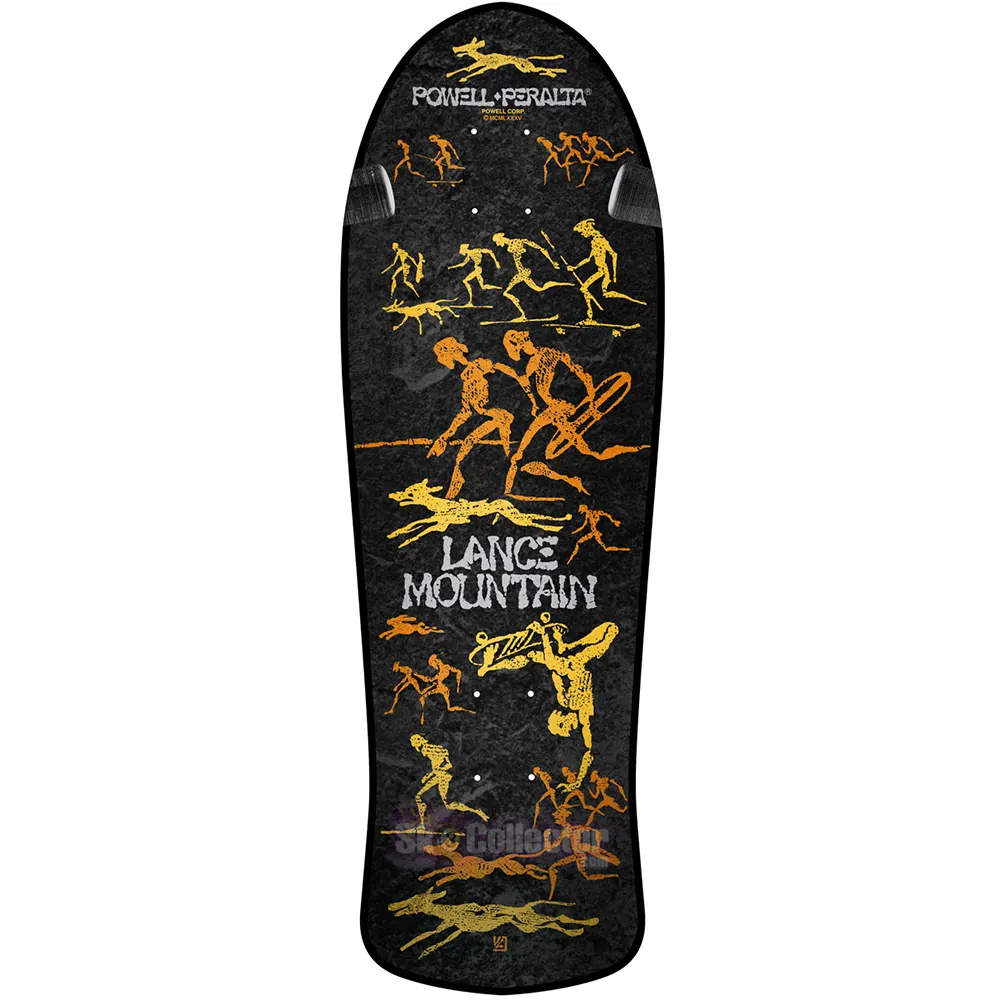 Bones Brigade Series 4 Mountain Reissue Deck Metallic Black