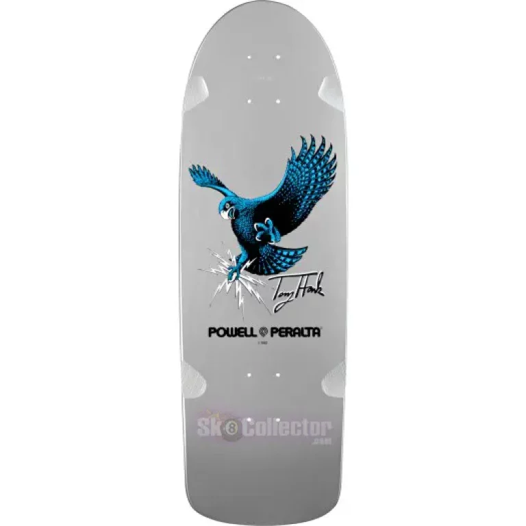 Bones Brigade Series 7 Hawk Reissue Deck Silver
