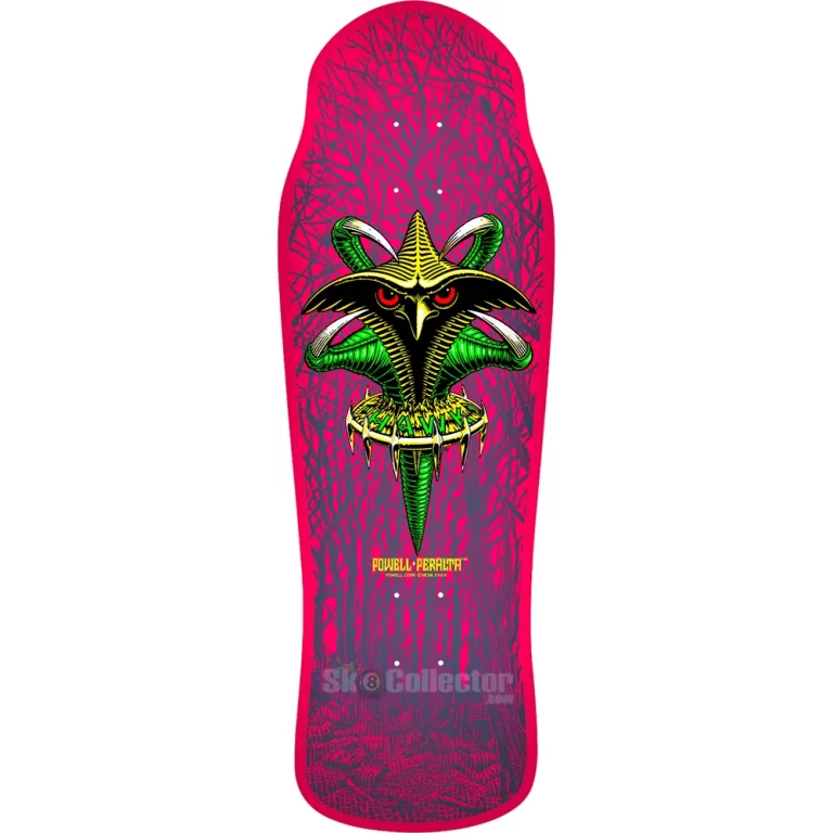 Bones Brigade Series 8 Hawk Reissue Deck Pink