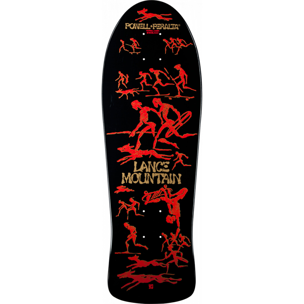 Bones Brigade Series 8 Mountain Reissue Skateboard Deck Black