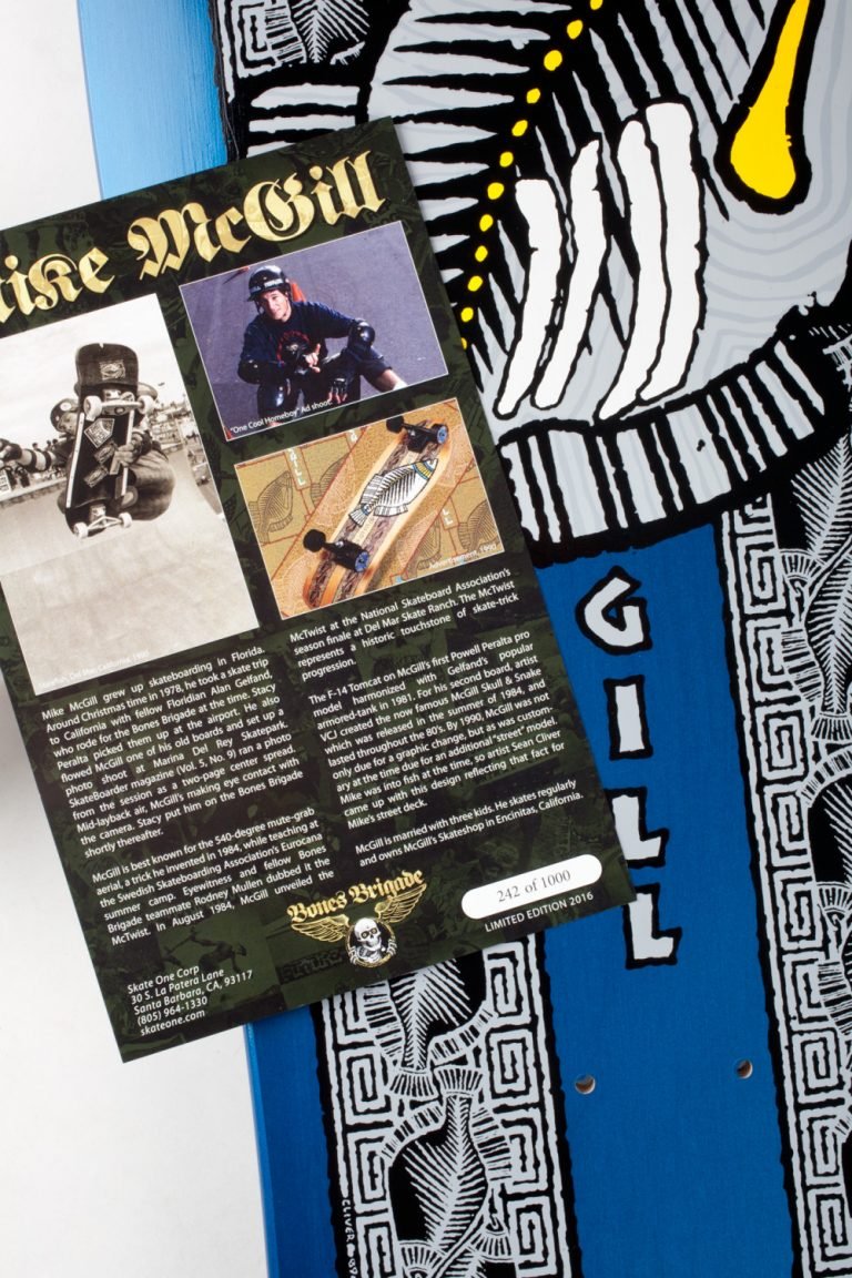 Bones Brigade Series 8 McGill Reissue Deck Blue - Image 4