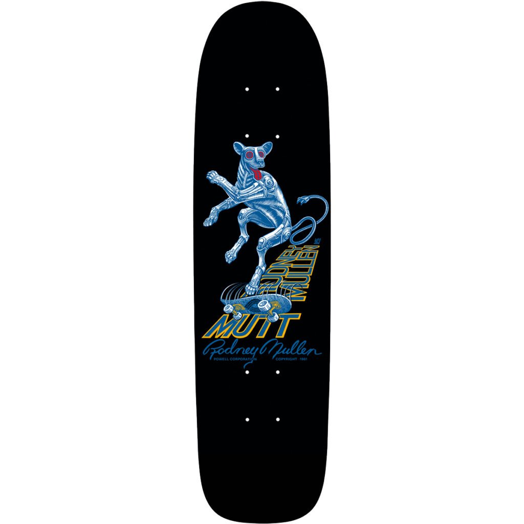 Bones Brigade Series 8 Mullen Reissue Skateboard Deck Black