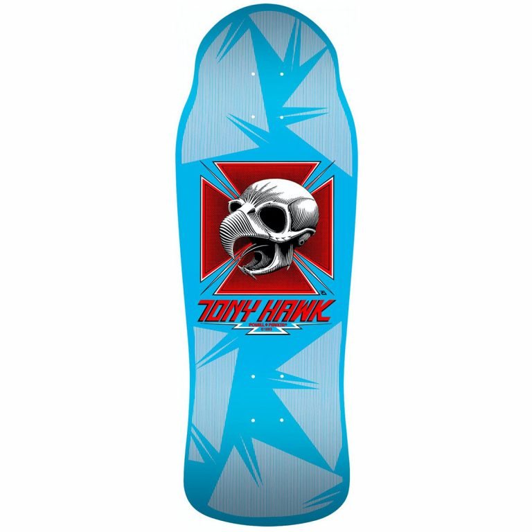 Bones Brigade Series 9 Hawk Reissue Skateboard Deck Blue