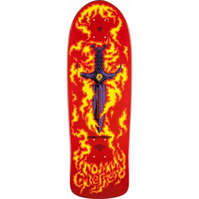 Bones Brigade Series 9 Guerrero Reissue Skateboard Deck Red