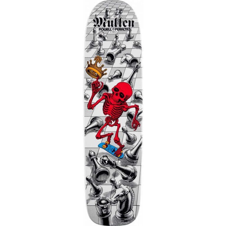 Bones Brigade Series 9 Mullen Reissue Skateboard Deck White