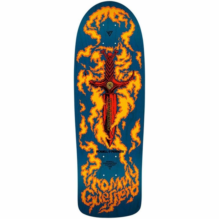 Bones Brigade Series 10 Guerrero Reissue Skateboard Deck Blue