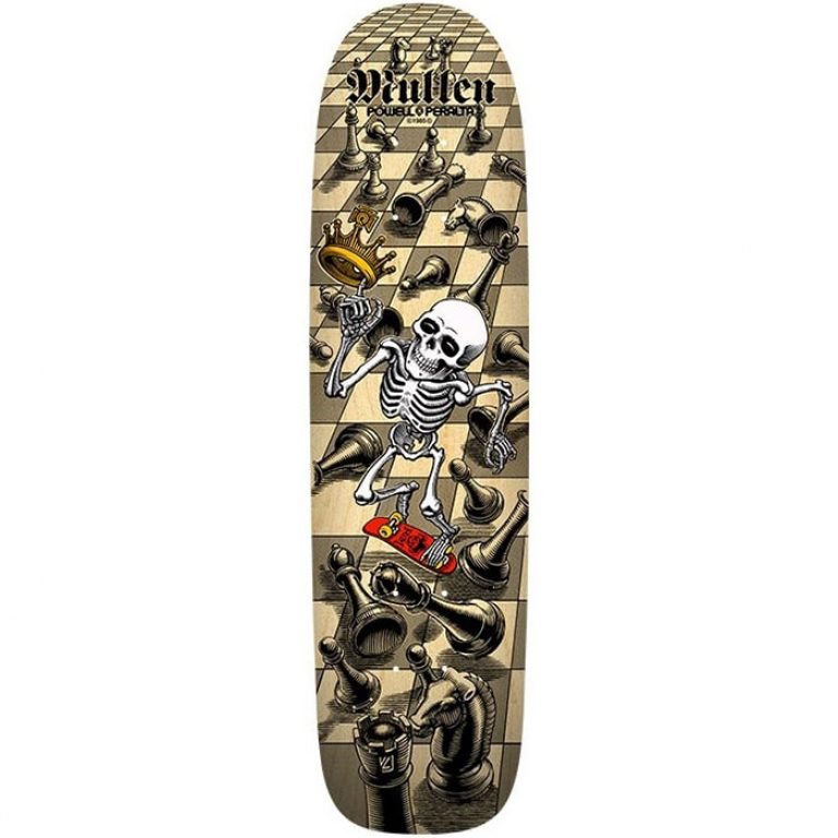 Bones Brigade Series 10 Mullen Reissue Skateboard Deck Natural