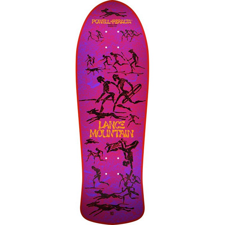 Bones Brigade Series 10 Mountain Reissue Skateboard Deck Red