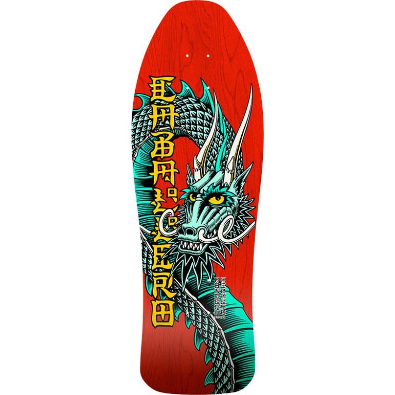 Bones Brigade Series 10 Caballero Reissue Skateboard Deck Red