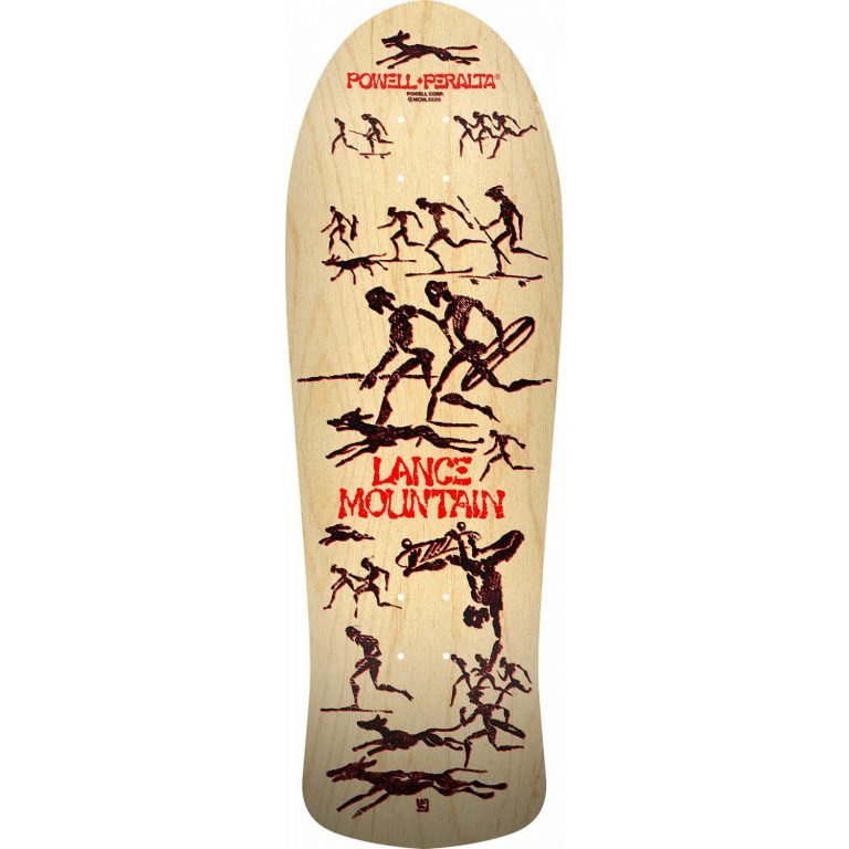 Bones Brigade Series 11 Mountain Reissue Skateboard Deck Natural