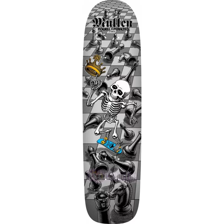 Bones Brigade Series 12 Mullen Reissue Deck Silver