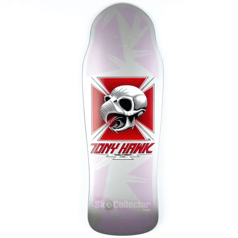 Bones Brigade Series 12 Hawk Reissue Deck Silver
