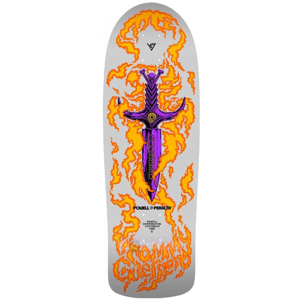 Bones Brigade Series 12 Guerrero Reissue Deck Silver