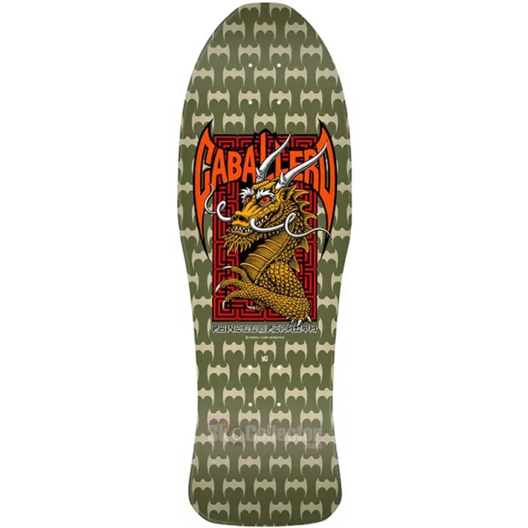Bones Brigade Series 13 Caballero Reissue Deck Green