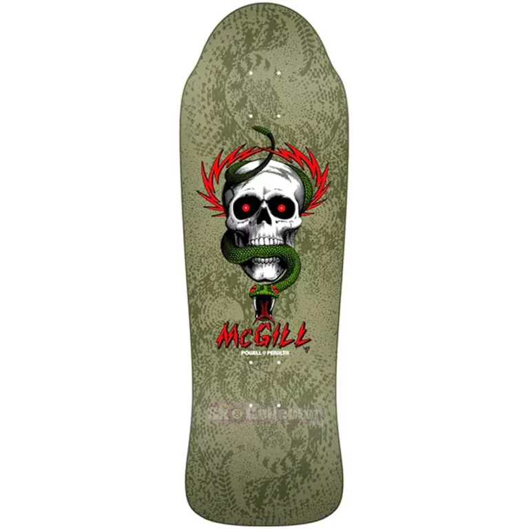 Bones Brigade Series 13 McGill Reissue Deck Green
