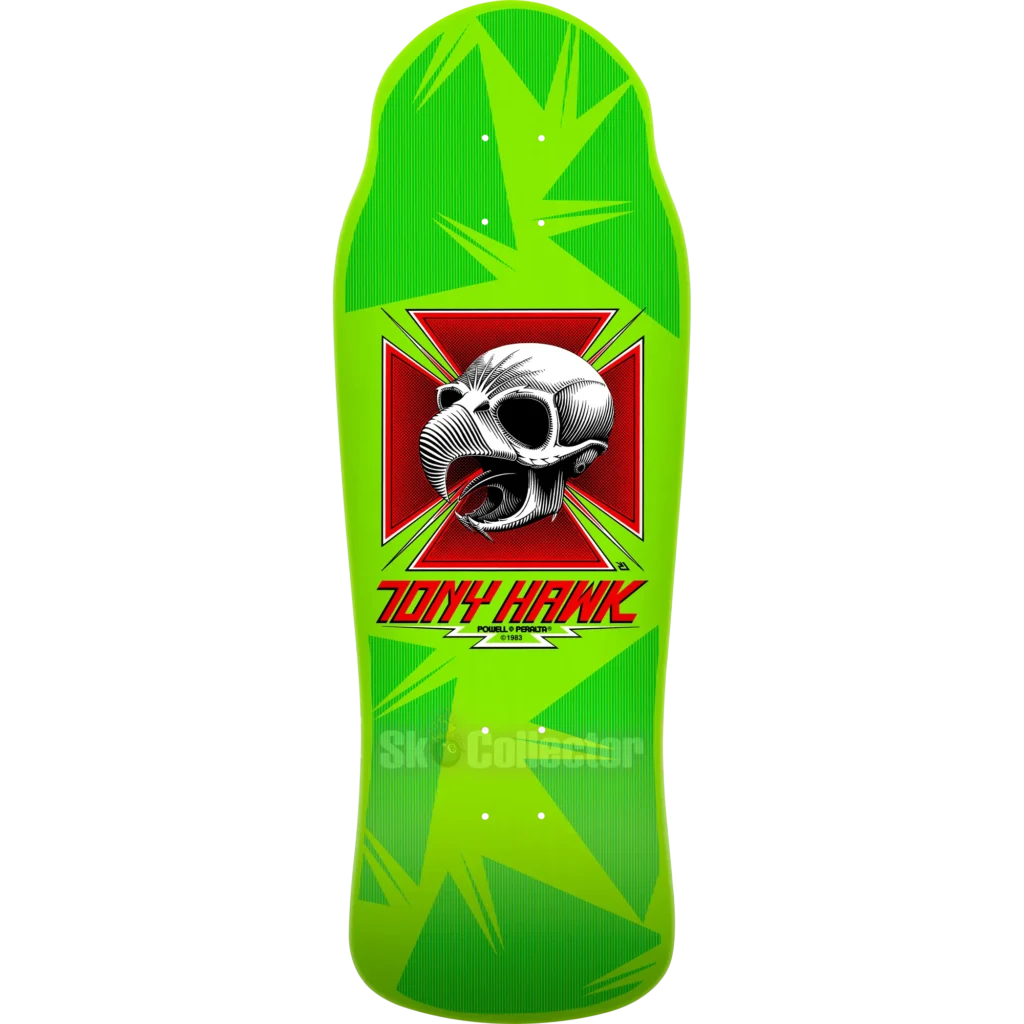 Bones Brigade Series 15 Hawk Reissue Deck Green