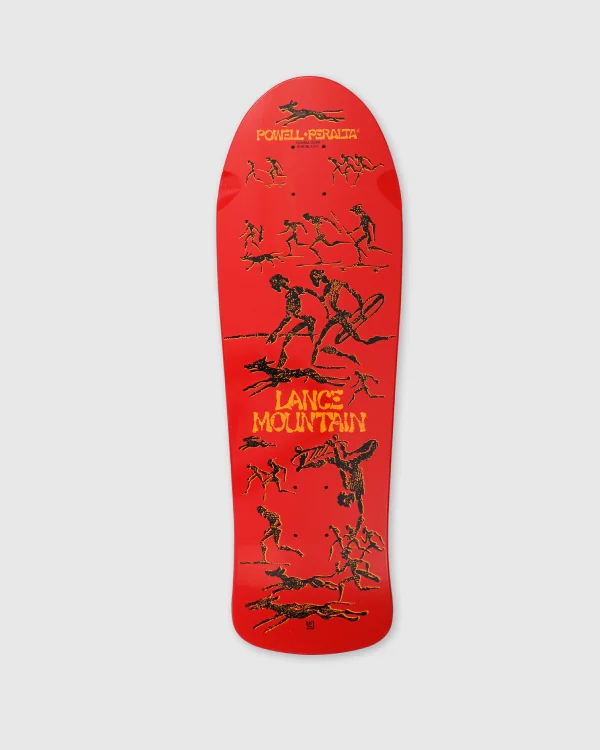 POWELL PERALTA BONES BRIGADE SERIES 15 LANCE MOUNTAIN SHAPE 156 DECK RED