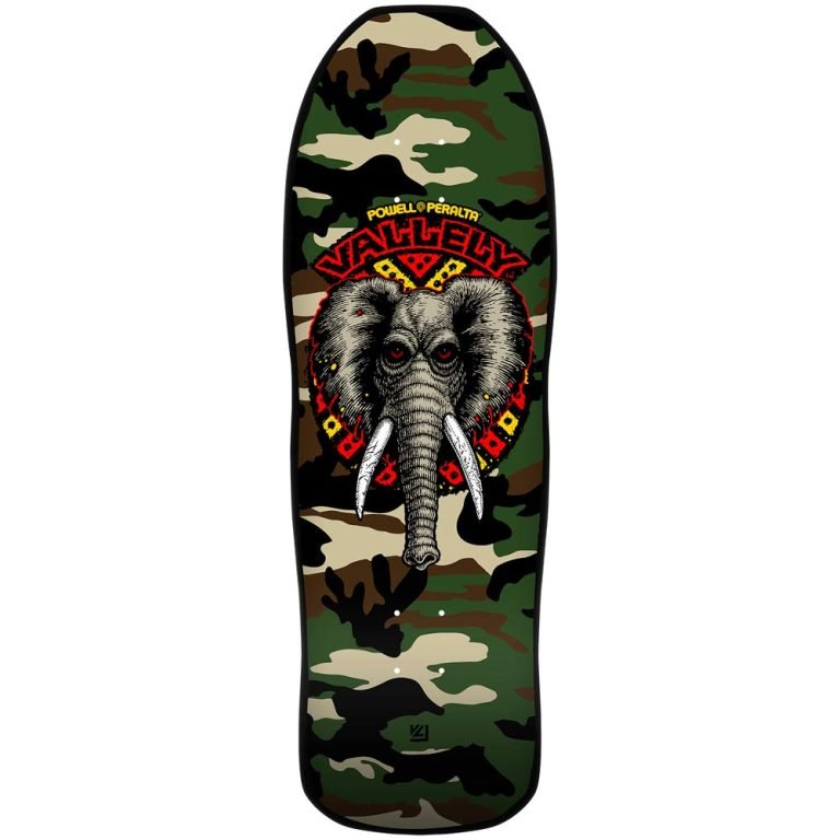 POWELL PERALTA MIKE VALLELY ELEPHANT REISSUE DECK 9.85″ X 30″ CAMO