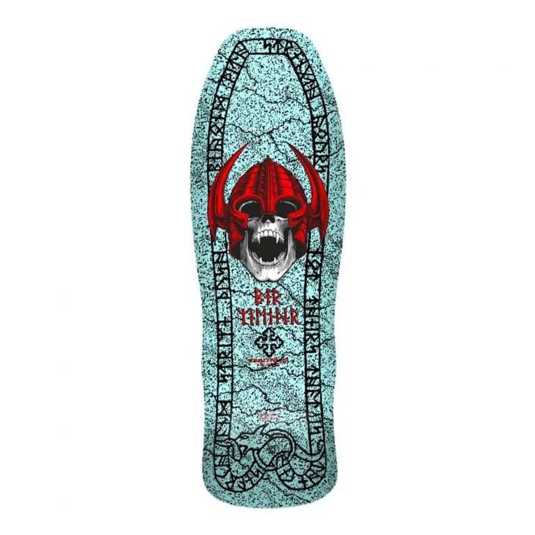 POWELL PERALTA WELINDER NORDIC SKULL DECK 9.625″ X 29.75″ LIGHT BLUE