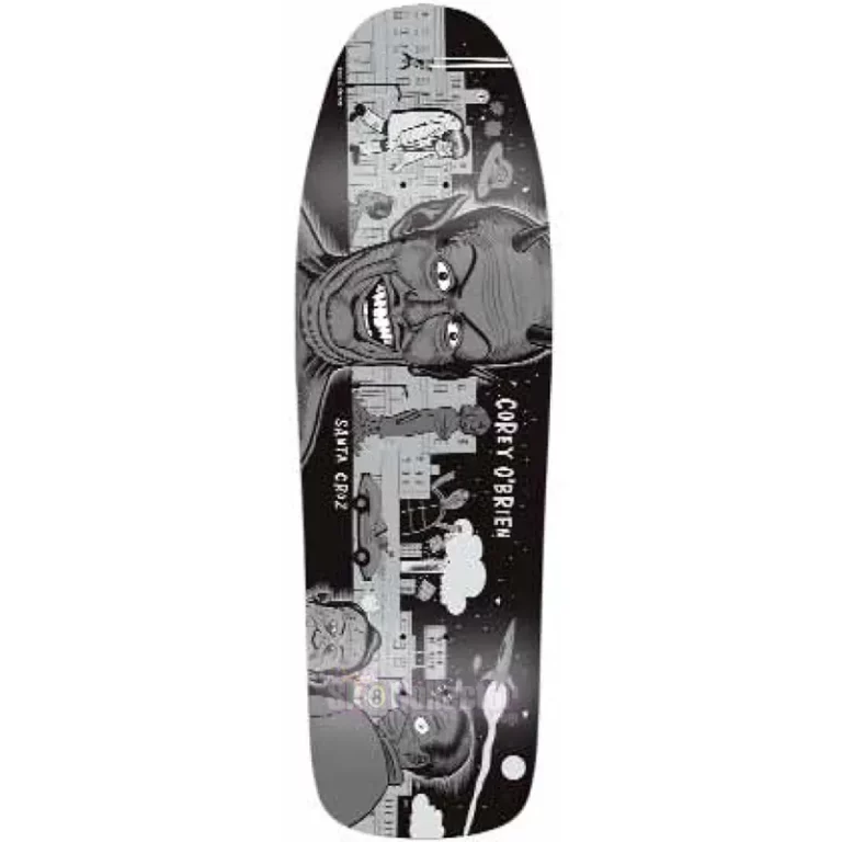 Santa Cruz O’Brien Mutant City Reissue Deck Ashes to Ashes