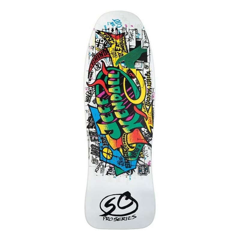 SANTA CRUZ JEFF KENDALL GRAFFITI REISSUE DECK 9.69 X 29.85