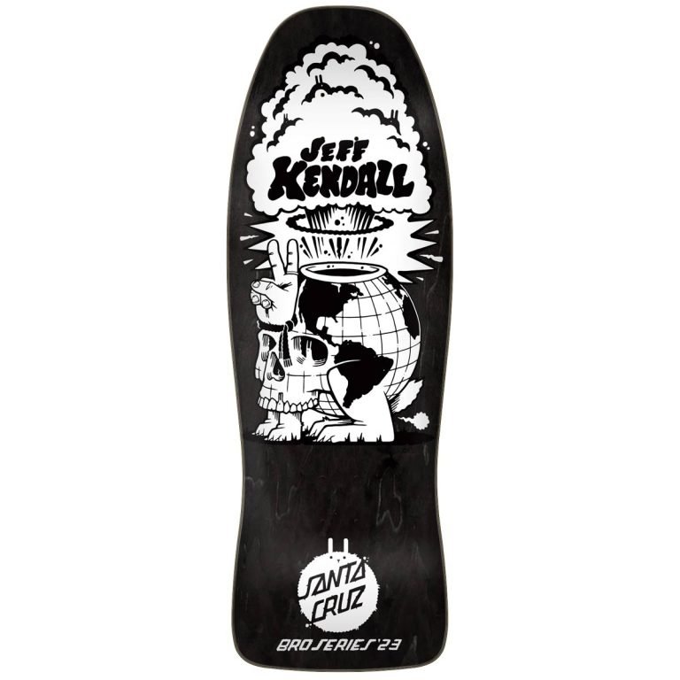SANTA CRUZ KENDALL FRIEND OF THE WORLD REISSUE DECK 10″ X 29.7″ BLACK