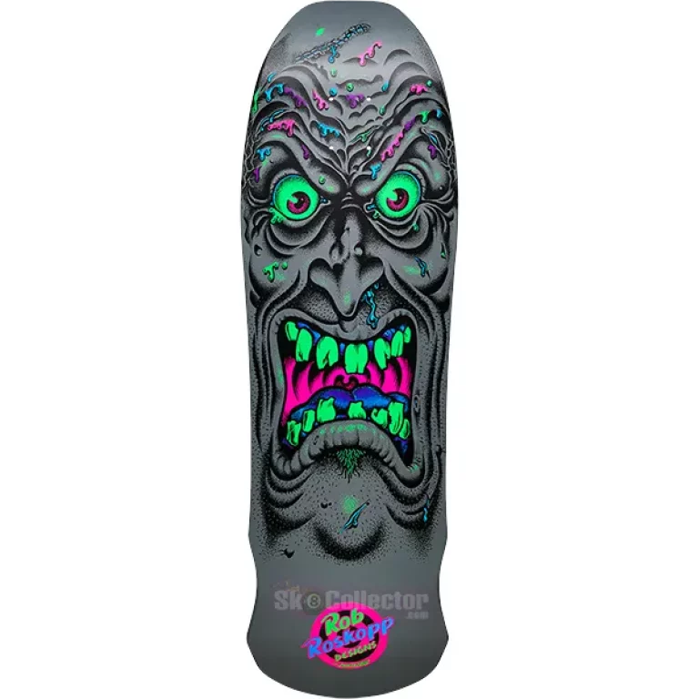 Santa Cruz Roskopp Face Reissue Deck Blacklight