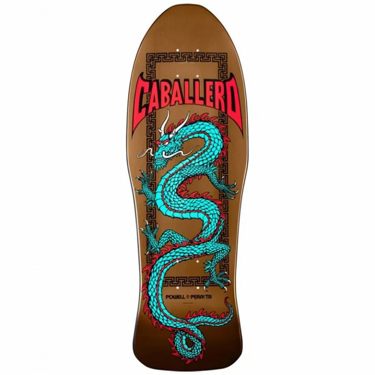 Powell Peralta Caballero Chinese Dragon Reissue Deck Copper