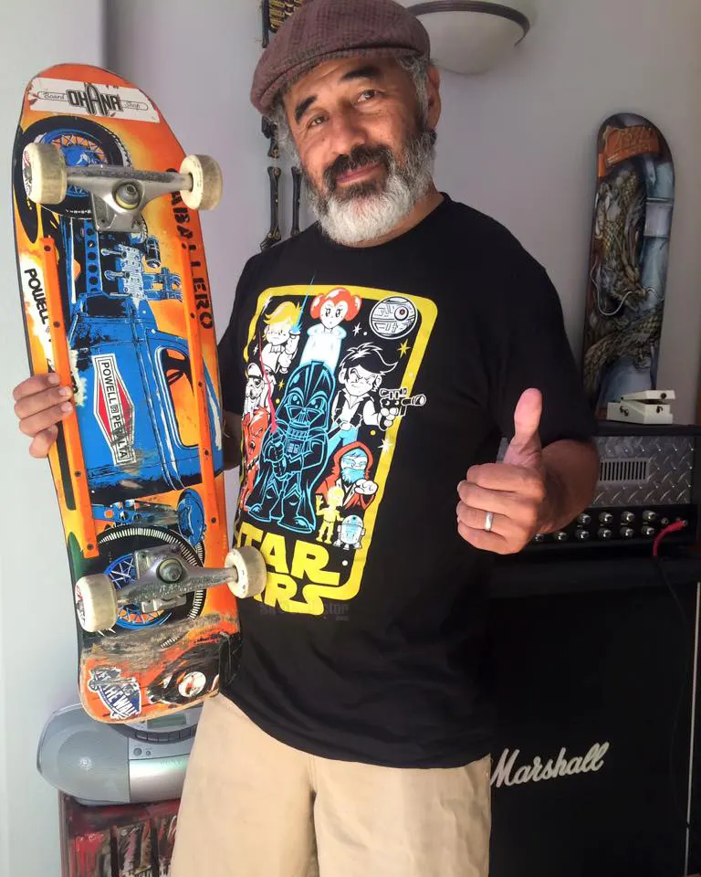 Powell Peralta Caballero Hot Rod Reissue Deck Blue - Image 4