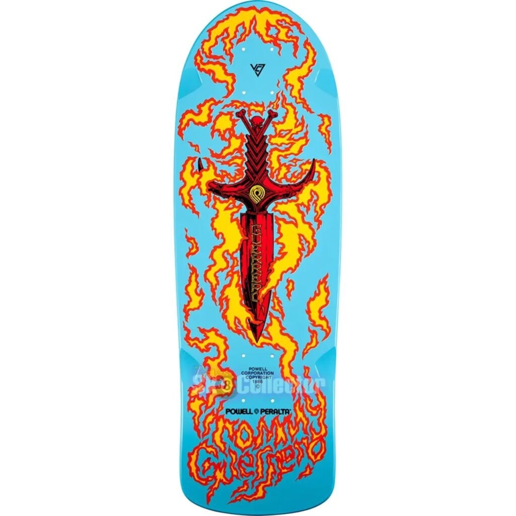 Series 2 Guerrero Flaming Dagger Reissue Deck Light Blue